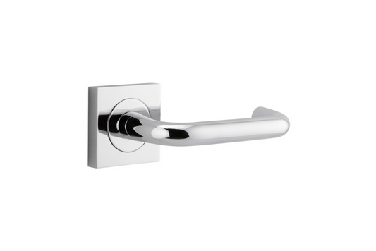 Oslo Lever on Square Rose Polished Chrome