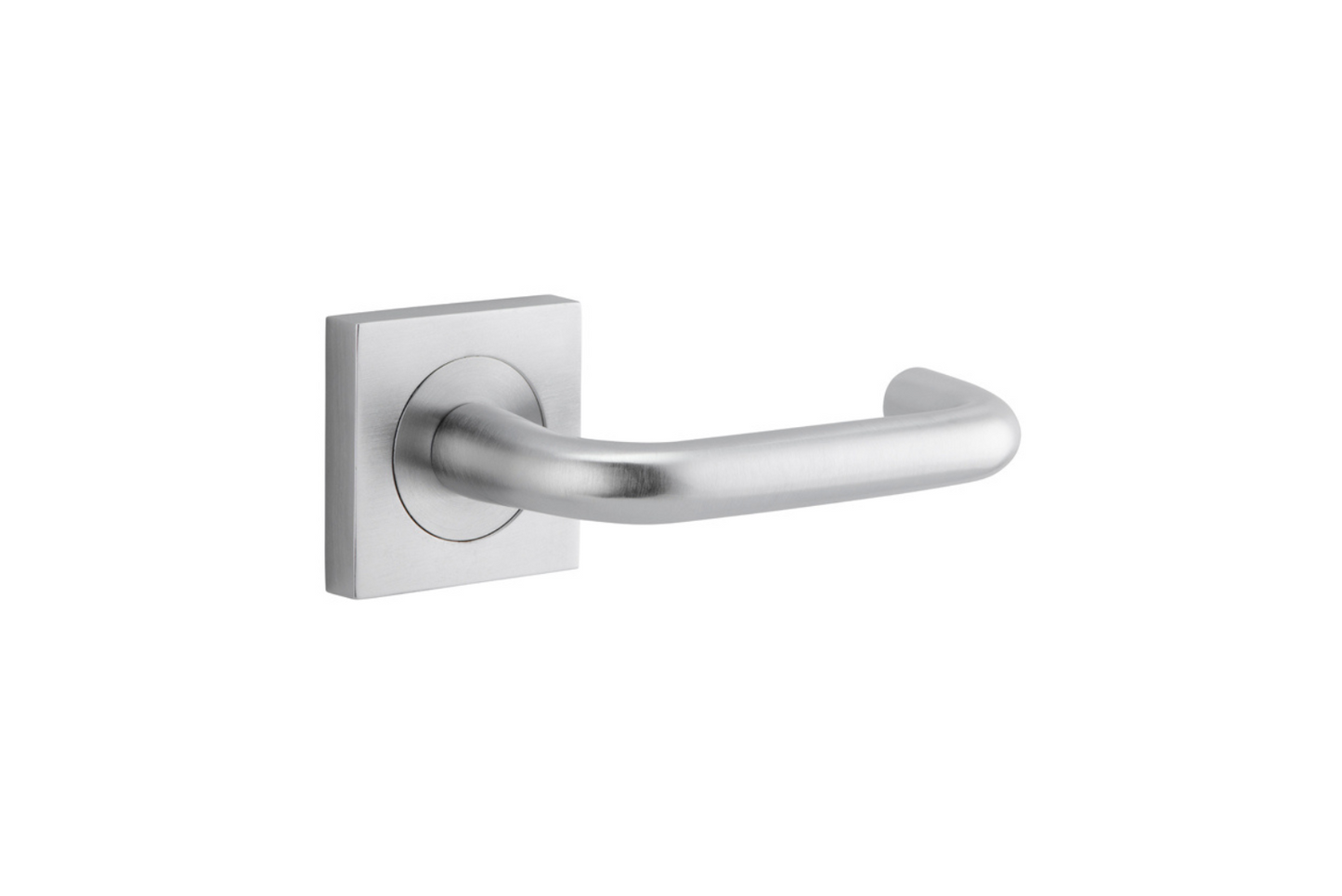 Oslo Lever on Square Rose Brushed Chrome
