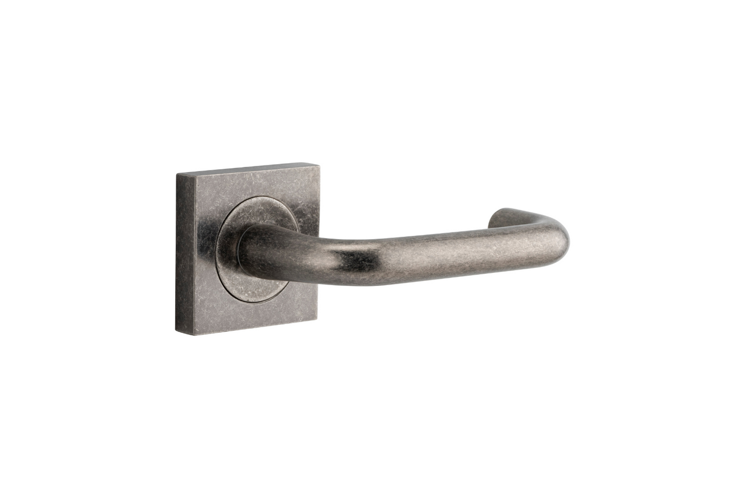 Oslo Lever on Square Rose Distressed Nickel