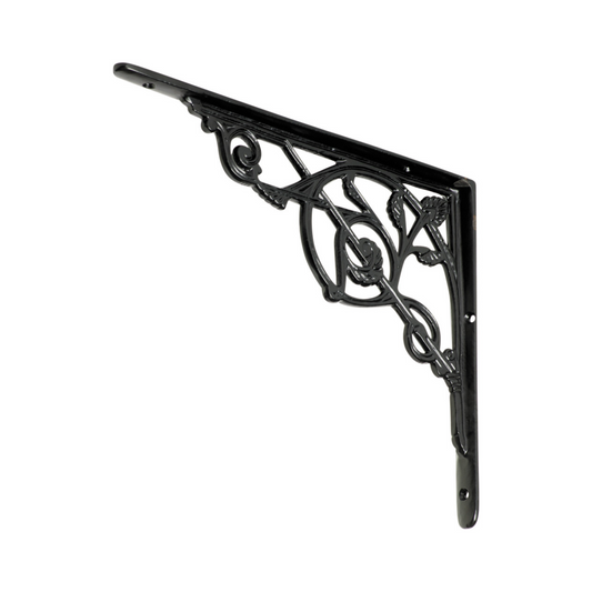 Shelf Bracket Victorian Matt Black