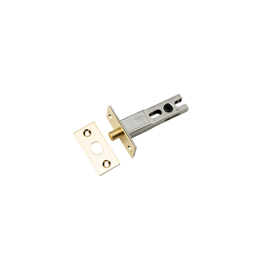 Privacy Bolt Round Polished Brass 60mm