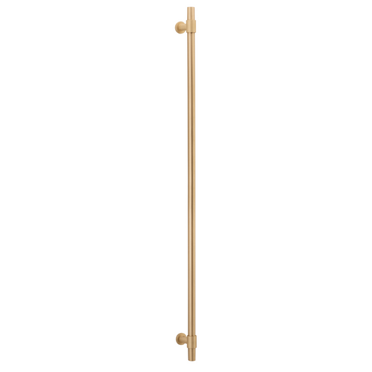 Helsinki Pull Handle Brushed Brass 900mm