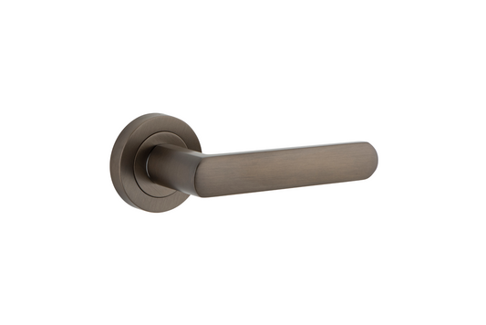 Osaka Lever on Rose Signature Brass