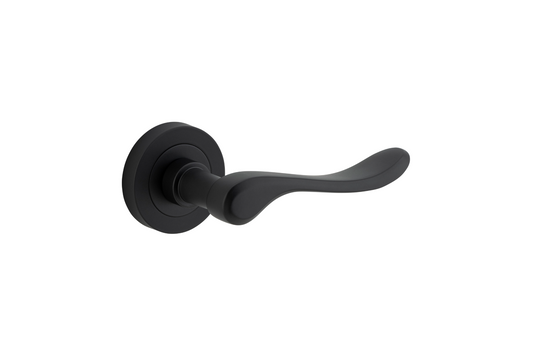 Stirling Lever on Rose Matt Black