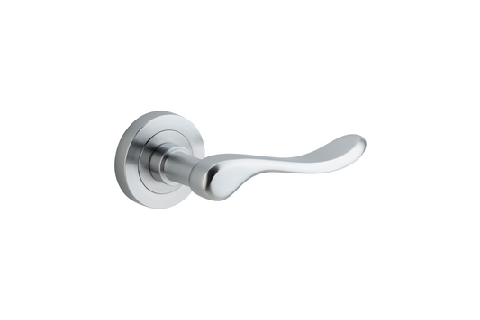 Stirling Lever on Rose Brushed Chrome