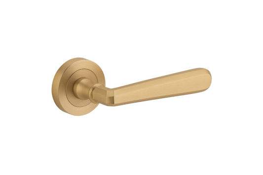Copenhagen Lever on Rose Brushed Brass