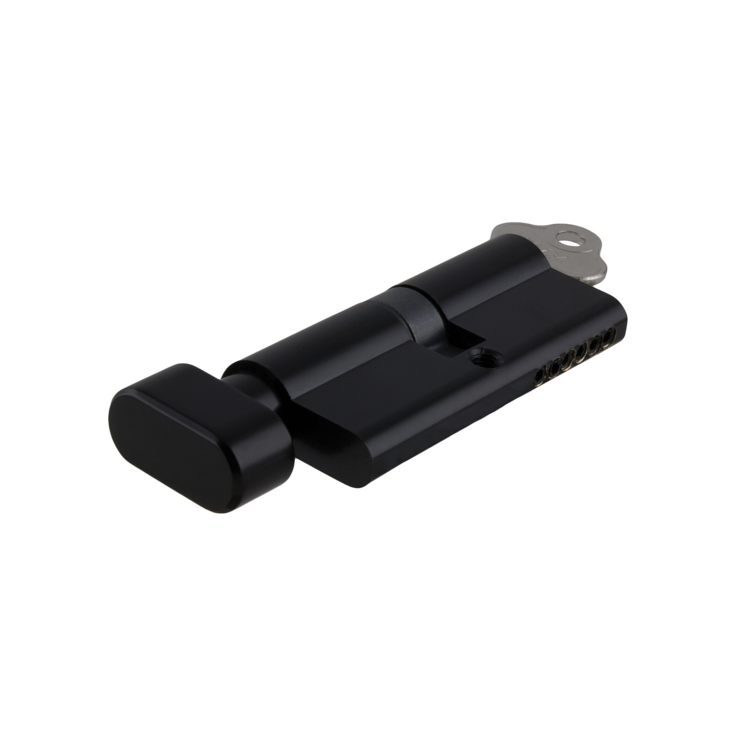 Euro Cylinder Key/Thumb Turn Matt Black 65mm