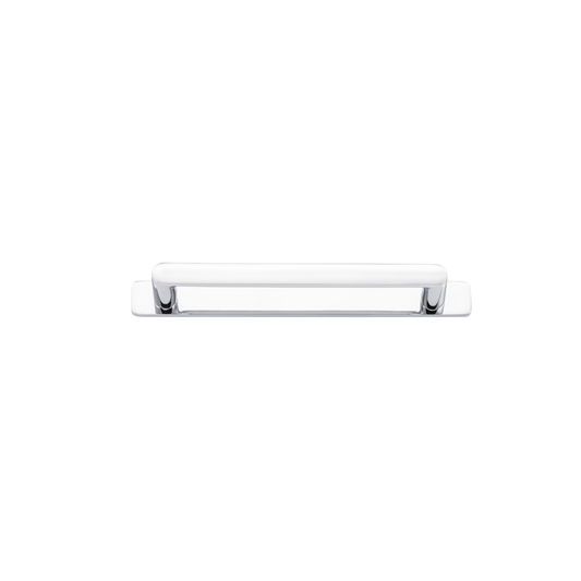 Osaka Cabinet Pull with Backplate Polished Chrome CTC 160mm