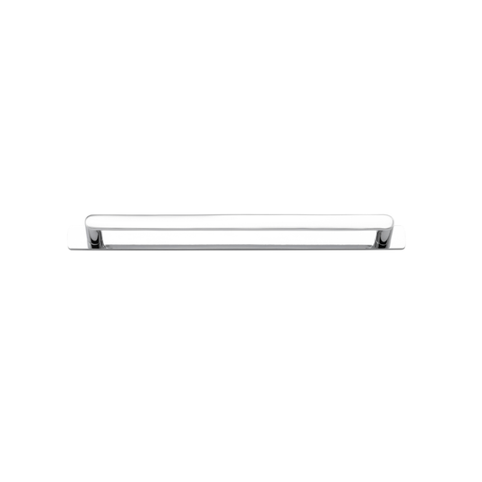 Osaka Cabinet Pull with Backplate Polished Chrome CTC 256mm