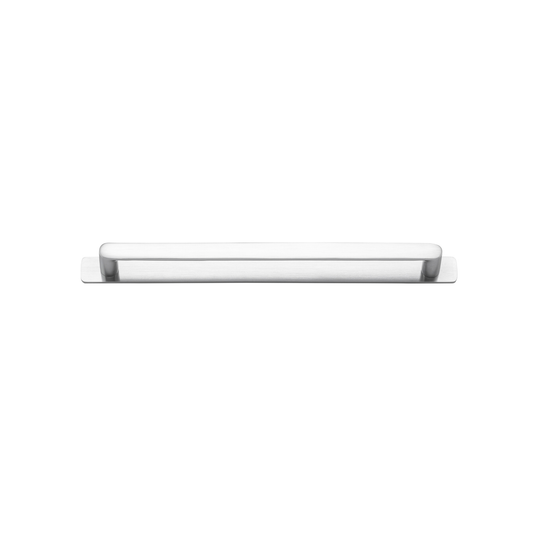 Osaka Cabinet Pull with Backplate Brushed Chrome CTC 256mm