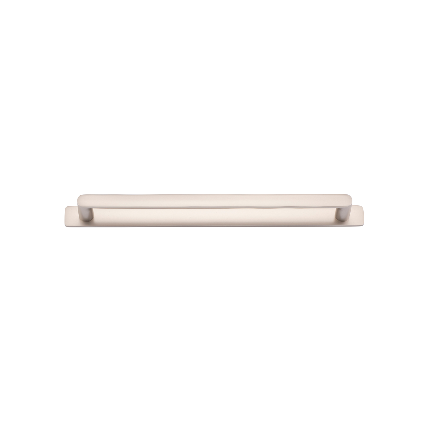 Osaka Cabinet Pull with Backplate Satin Nickel CTC 256mm