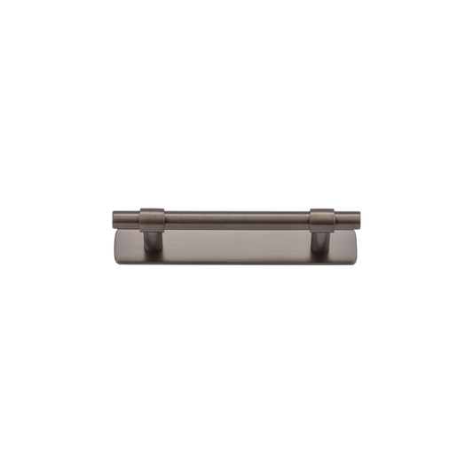 Helsinki Cabinet Pull with Backplate Signature Brass CTC 96mm