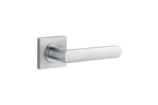 Osaka Lever on Square Rose Brushed Chrome