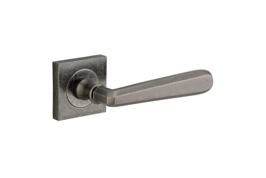 Copenhagen Lever on Square Rose Distressed Nickel