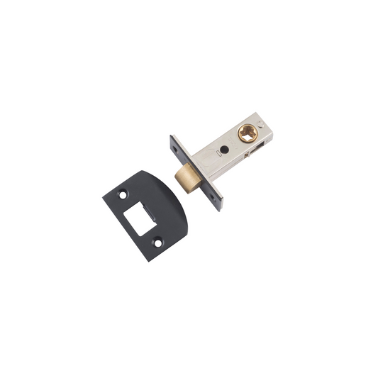 Tube Latch - Split Cam Hard Sprung Matt Black 45mm