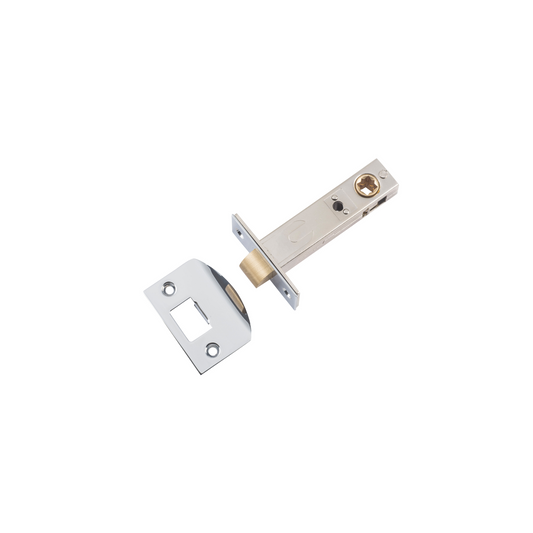 Tube Latch - Split Cam Hard Sprung Polished Chrome 70mm
