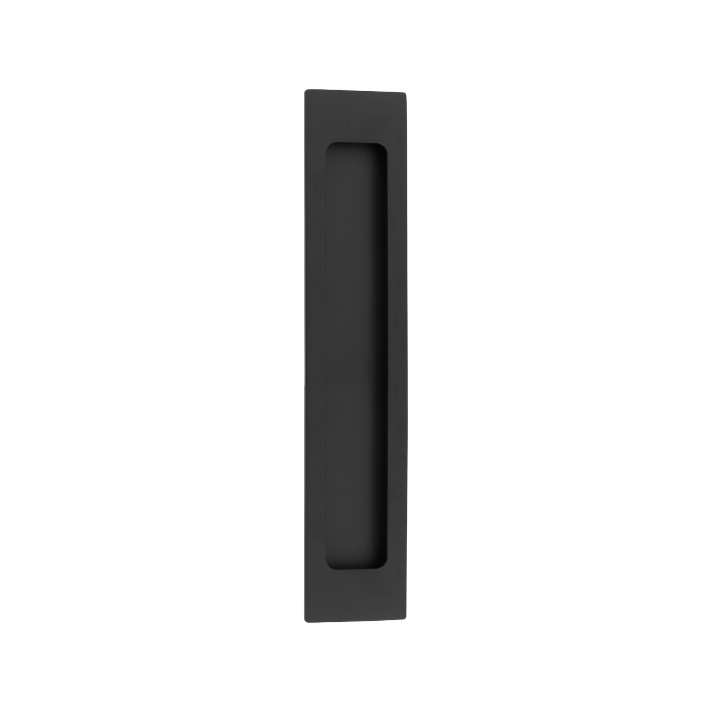 Flush Pull Rectangular Matt Black