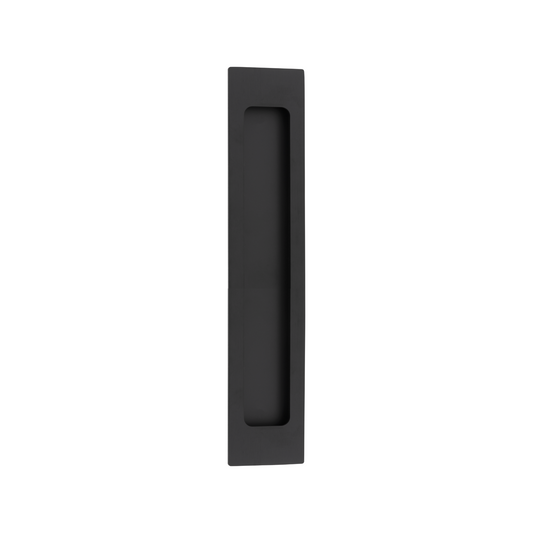 Flush Pull Rectangular Matt Black