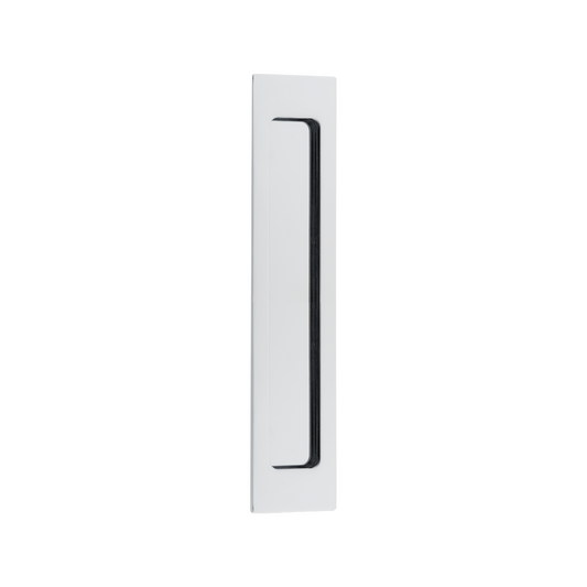 Flush Pull Rectangular Polished Chrome