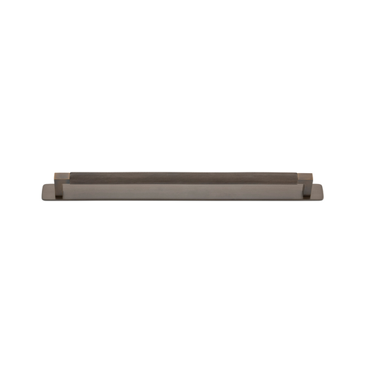 Brunswick Cabinet Pull with Backplate Signature Brass CTC 320mm