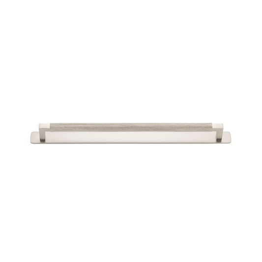 Brunswick Cabinet Pull with Backplate Satin Nickel CTC 320mm