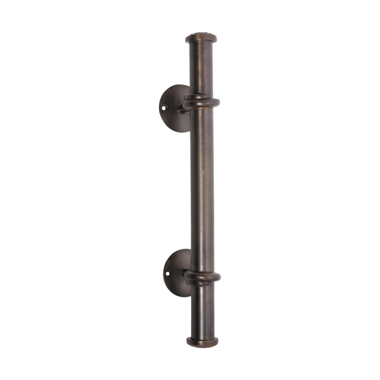 Bar Pull Handle Antique Brass 420mm