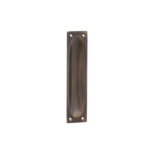Classic Flush Pull Large Antique Brass