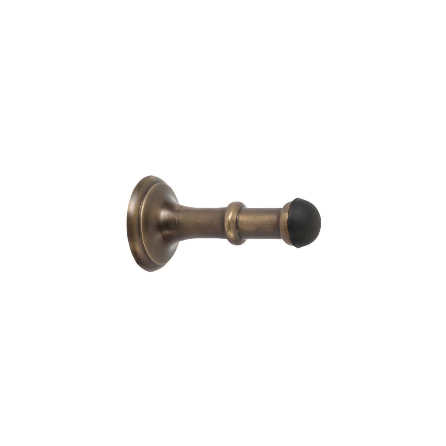 Door Stop - Concealed Fix Antique Brass 80mm