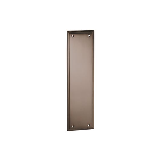 Milton Push Plate Antique Brass