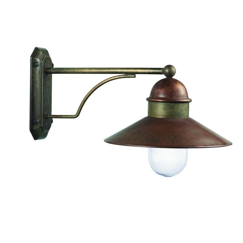 Borgo Brass and Copper Large Wall Light