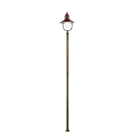 Borgo Brass and Copper Pole Light