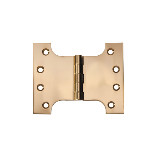 Hinge - Parliament Polished Brass 100mm x 125mm