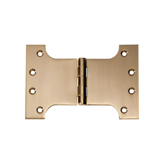 Hinge - Parliament Polished Brass 100mm x 150mm