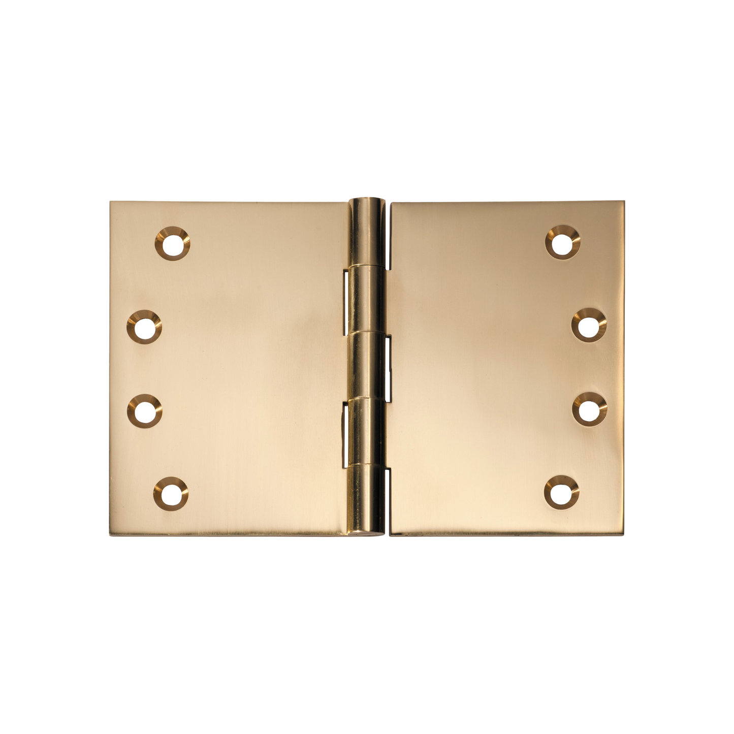 Hinge - Broad Butt Polished Brass 100mm x 150mm