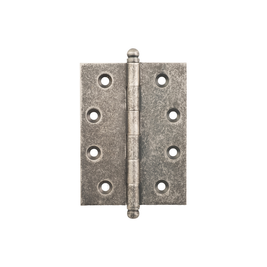 Hinge - Loose Pin Rumbled Nickel 100mm x 75mm