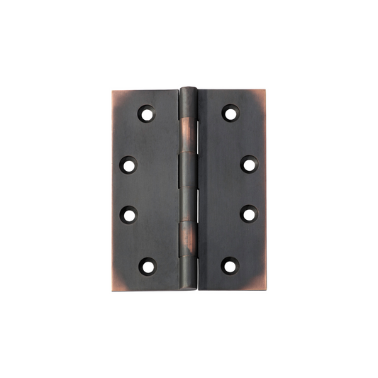Hinge - Fixed Pin Antique Copper 100mm x 75mm