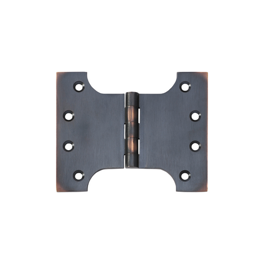 Hinge - Parliament Antique Copper 100mm x 125mm