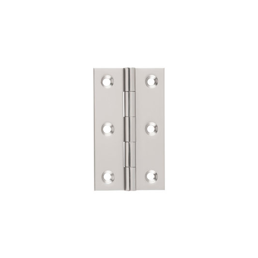 Hinge - Fixed Pin Satin Nickel 89mm x 50mm