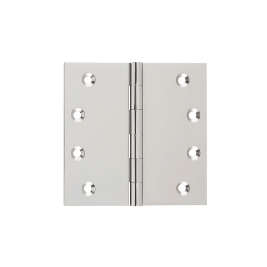 Hinge - Fixed Pin Satin Nickel 100mm x 100mm