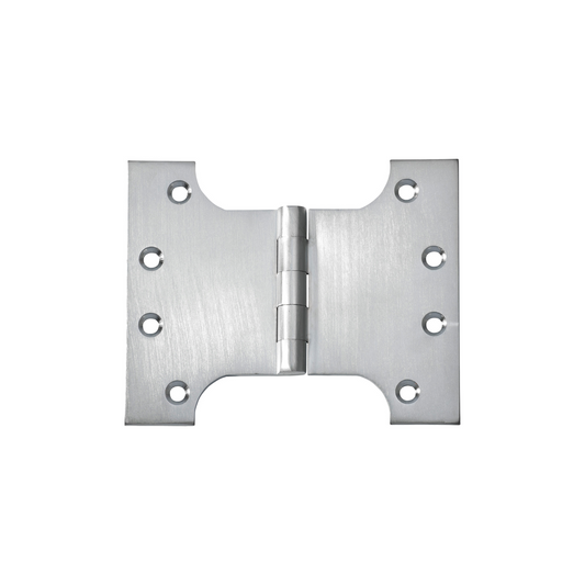 Hinge - Parliament Satin Chrome 100mm x 125mm