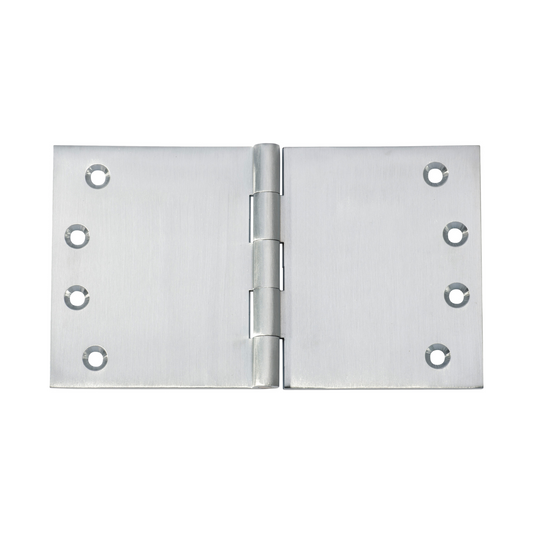 Hinge - Broad Butt Satin Chrome 100mm x 175mm