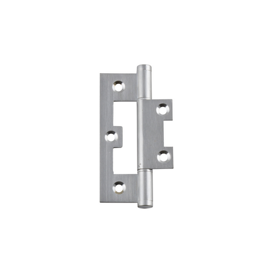Hinge - Hirline Brushed Chrome 89mm x 35mm