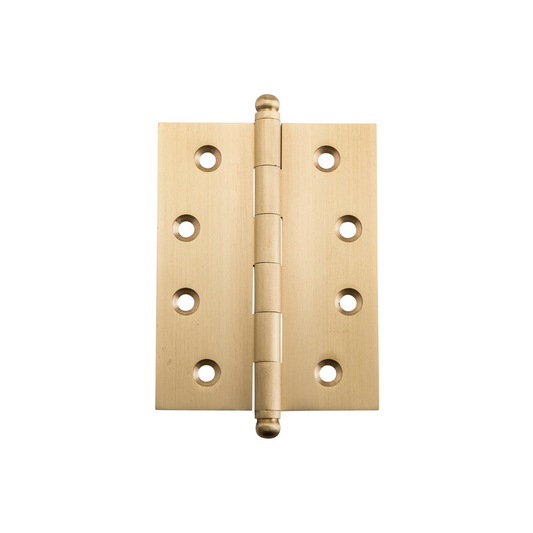 Hinge - Loose Pin Satin Brass 100mm x 75mm
