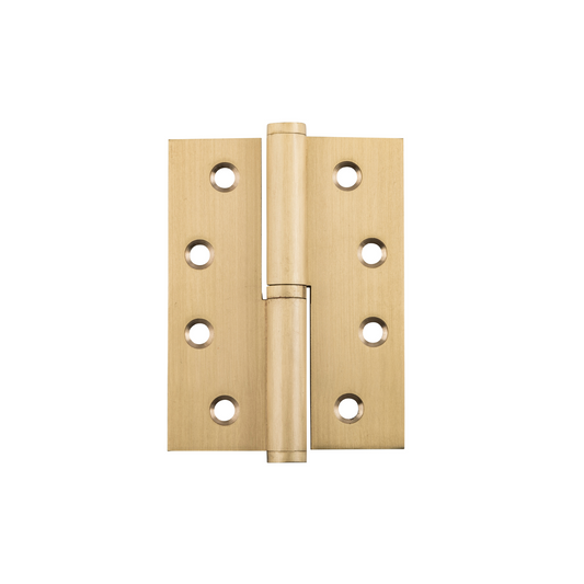 Hinge - Right Hand Lift Off Brushed Brass 100mm x 75mm