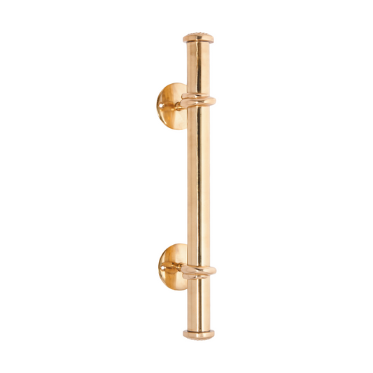 Bar Pull Handle Polished Brass 420mm