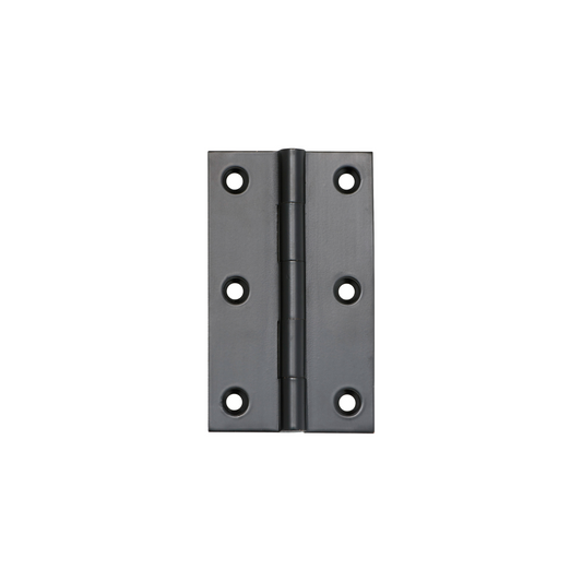 Hinge - Fixed Pin Matt Black 89mm x 50mm