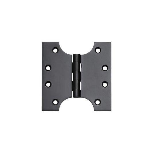 Hinge - Parliament Matt Black 100mm x 100mm