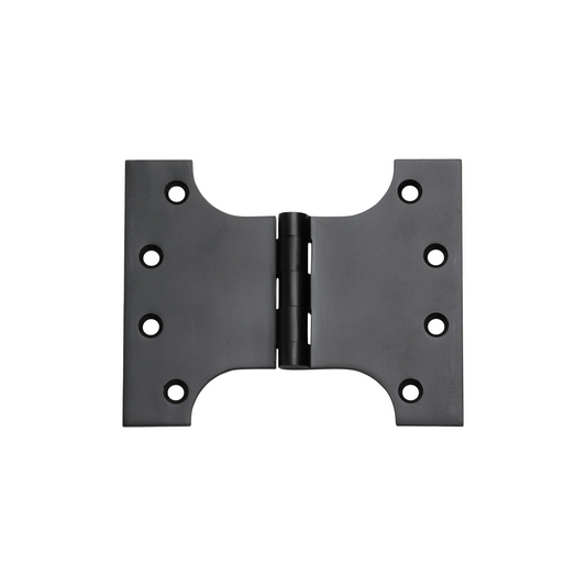 Hinge - Parliament Matt Black 100mm x 125mm