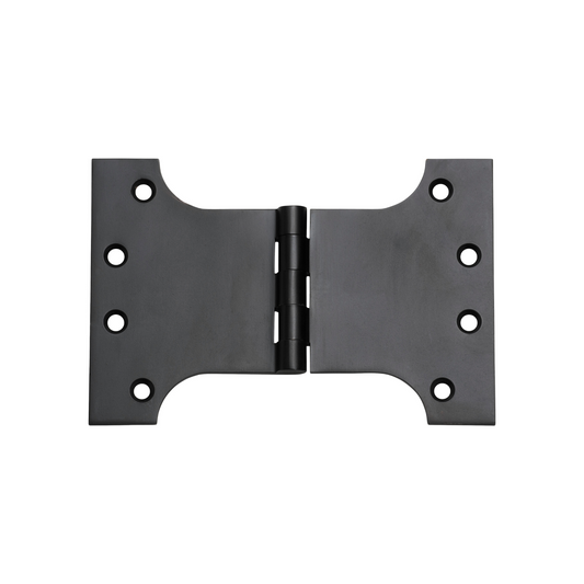Hinge - Parliament Matt Black 100mm x 150mm