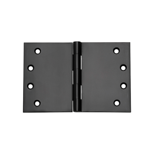 Hinge - Broad Butt Matt Black 100mm x 150mm